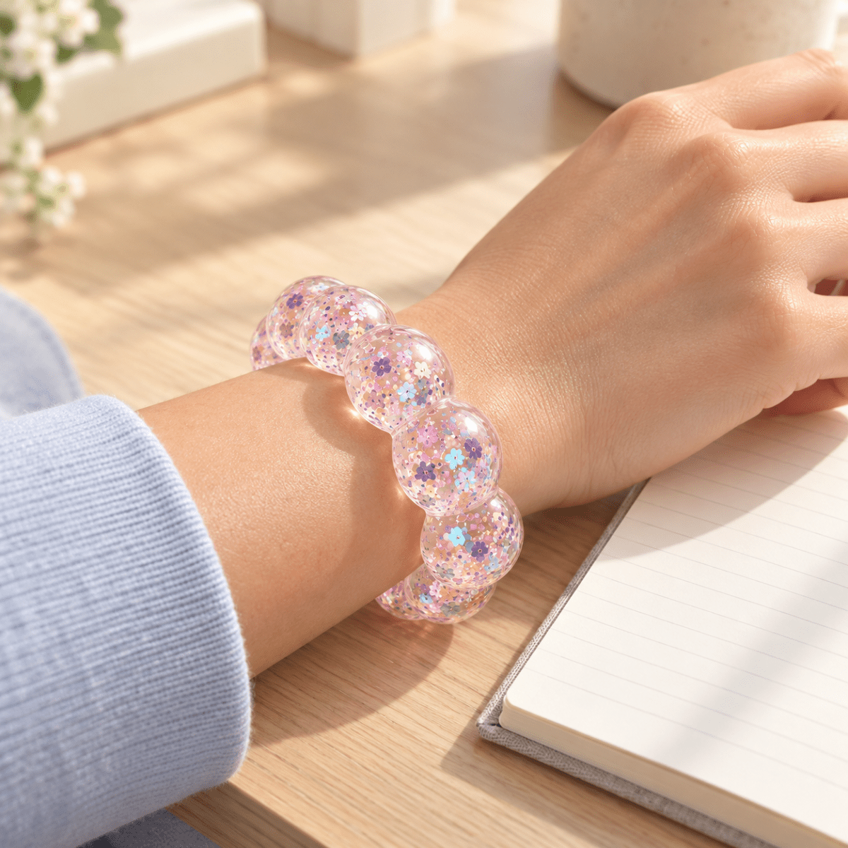 Feelzies™ Original Squishy Bracelet: Lime Pop - Twirls + Twigs