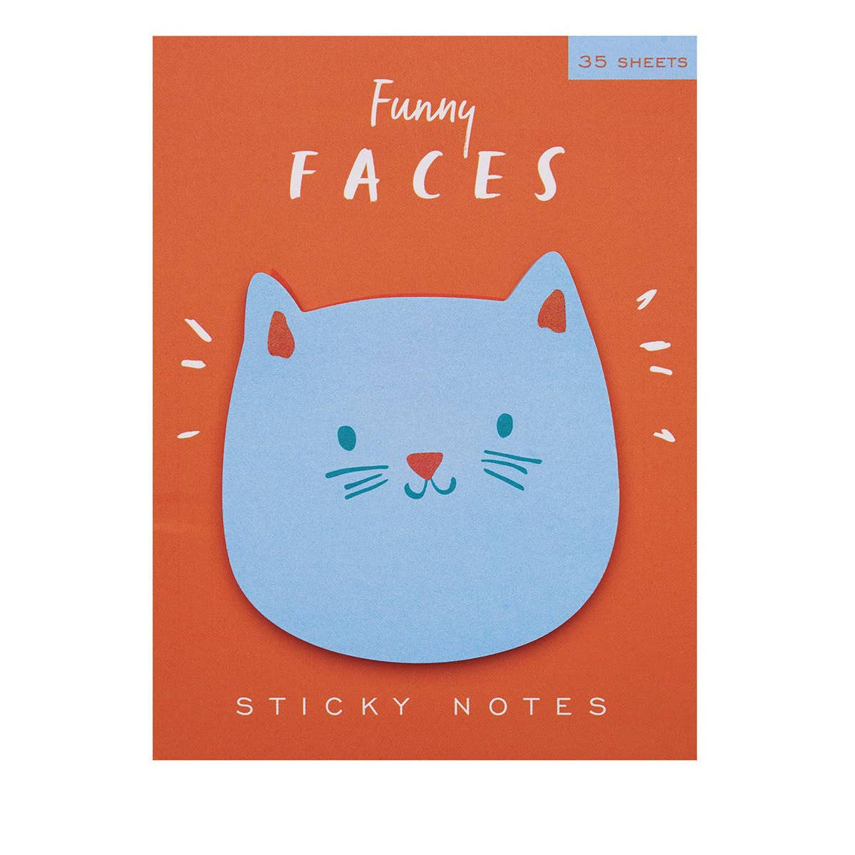 Cat Funny Faces Sticky Notes – Twirls + Twigs