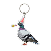  New York Pigeon Keychain