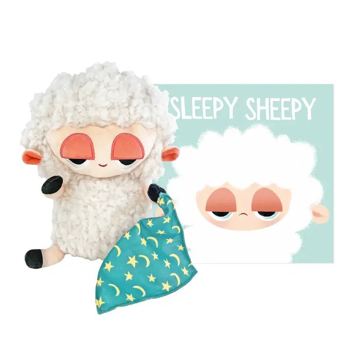 Sleepy Sheepy Plush with Book - Twirls + Twigs