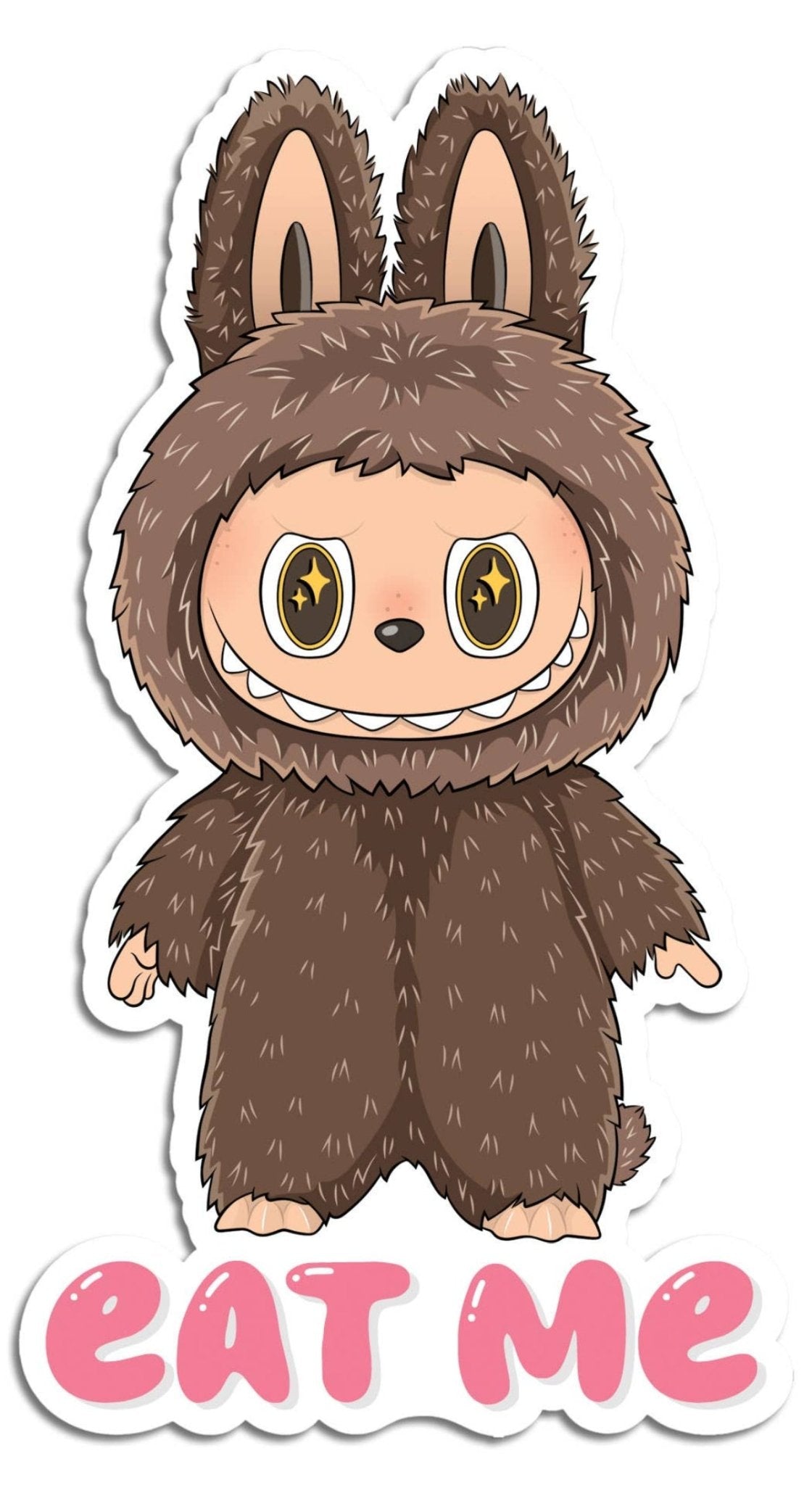Labubu Eat Me Die Cut Sticker - Twirls + Twigs