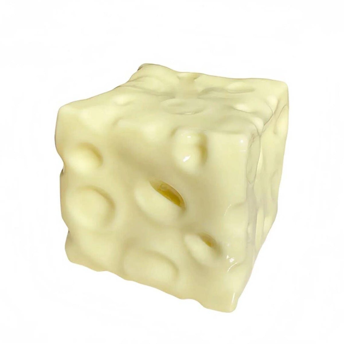Vaseline Cheese Cube Squishy Toy – Coconut Oil Filled - Twirls + Twigs
