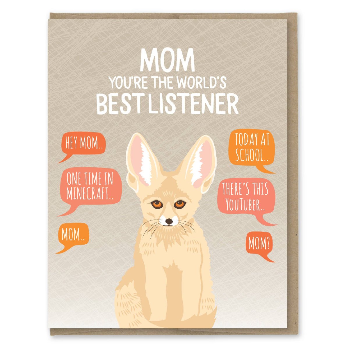 Best Listener Mom Card - Twirls + Twigs