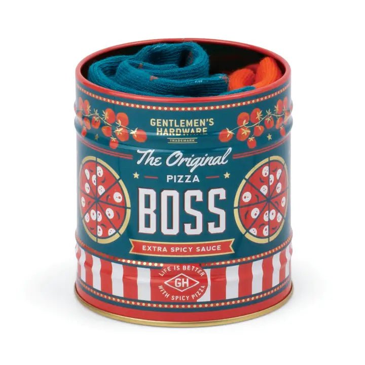 Socks in a Can - Pizza Sauce - Twirls + Twigs