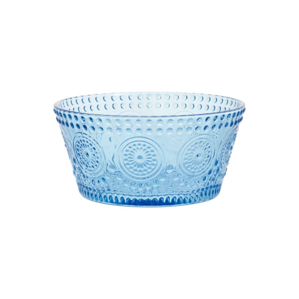 Codi Glass Bowl - 4.75" Dia Sky Blue - Twirls + Twigs