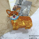 Playful Cat & Dog Animal Pet - Inspired Hair Clips: Corgi - Twirls + Twigs