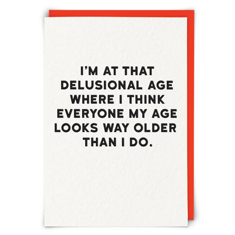 Delusional Greeting Card - Twirls + Twigs