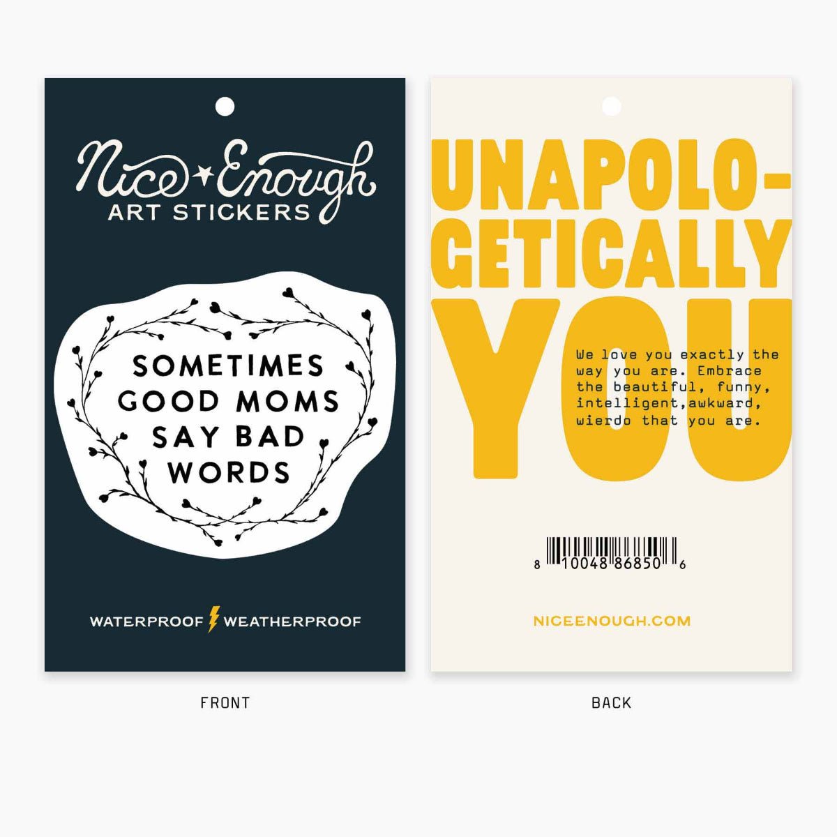 Good Moms - 3" Art Sticker - Twirls + Twigs