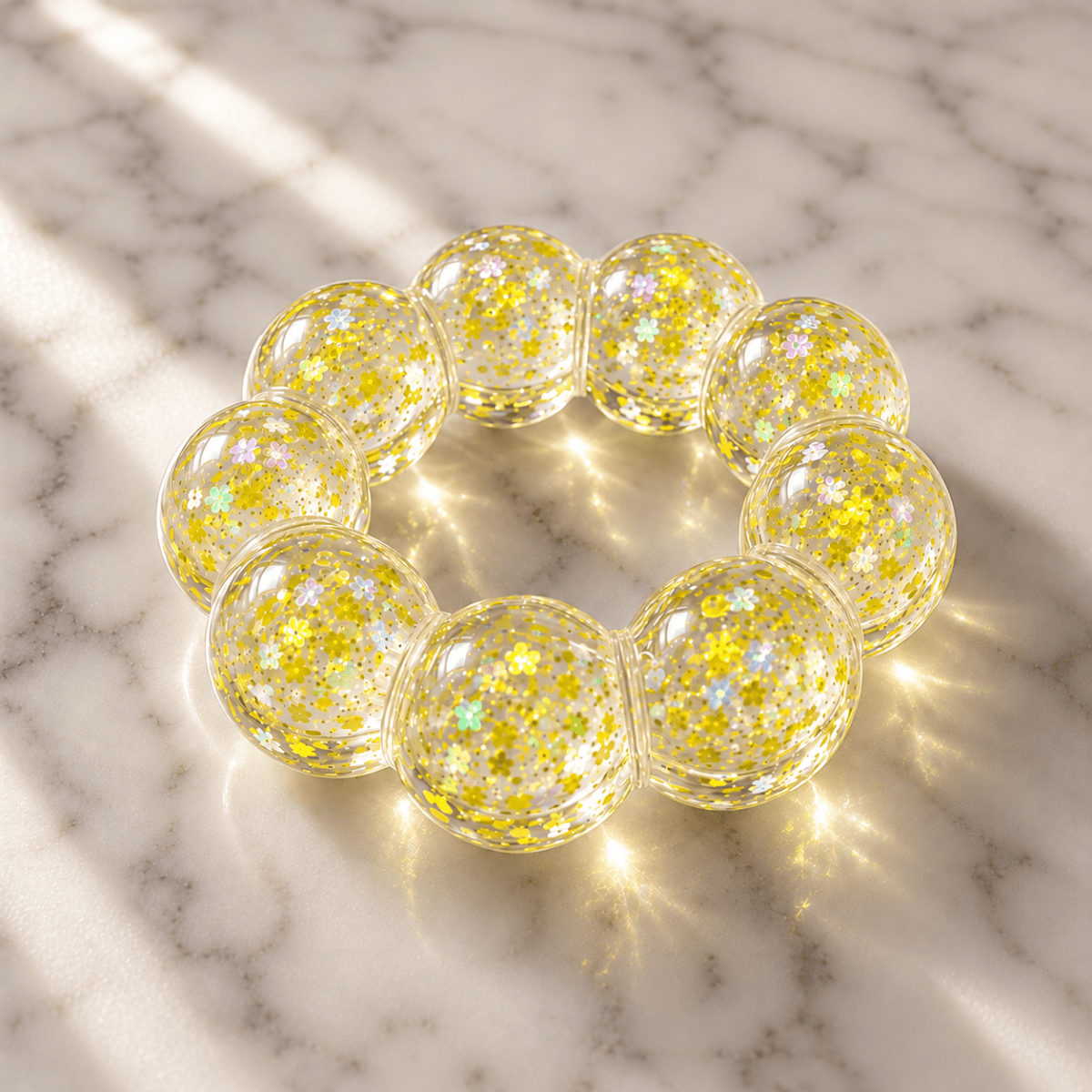 Feelzies™ Original Squishy Bracelet: Electric Lemon - Twirls + Twigs
