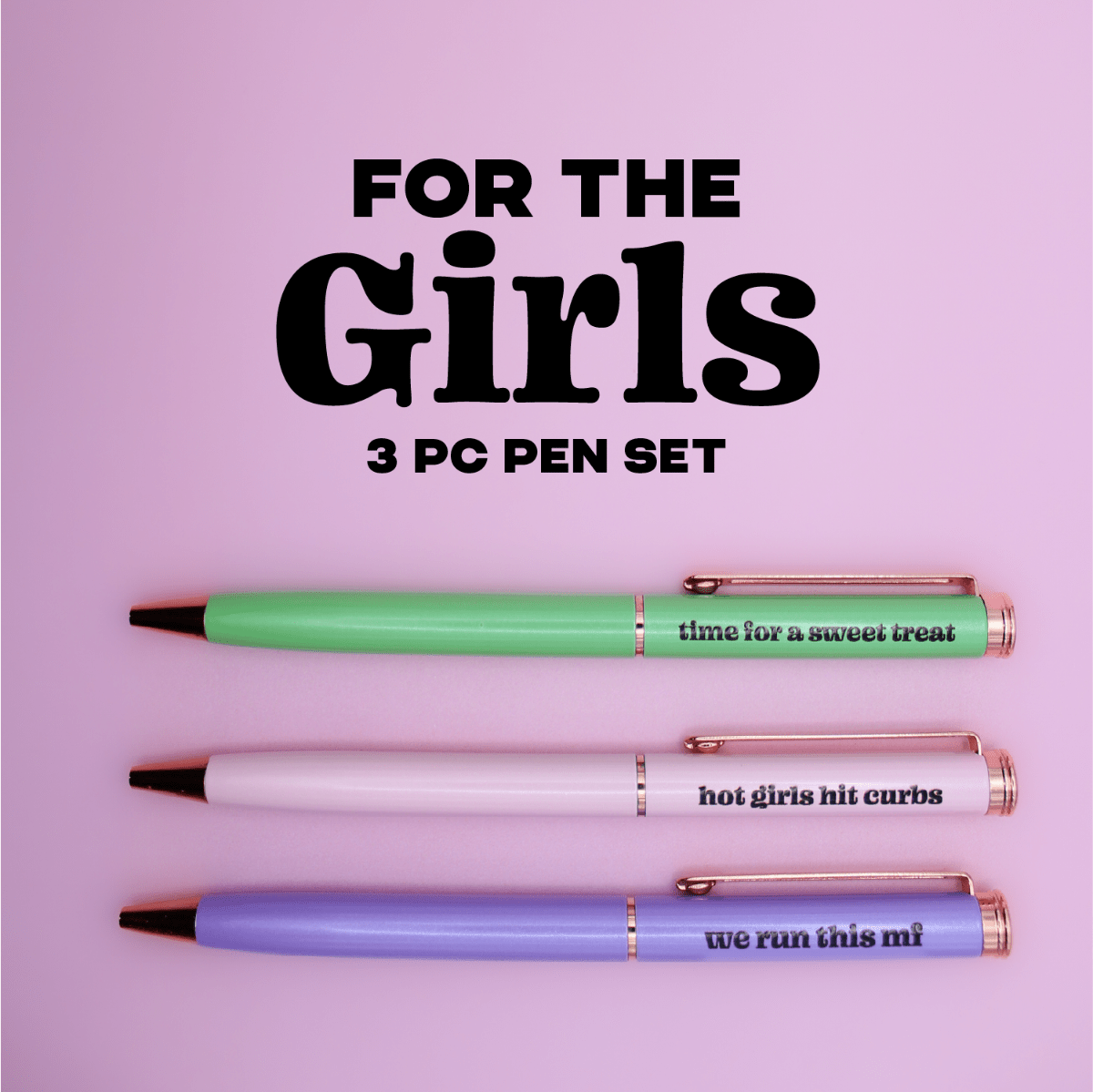 For the Girls Pen Set - Twirls + Twigs