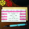 Love Rock Ticket: No. 7 coin 6.25" x 3.25"