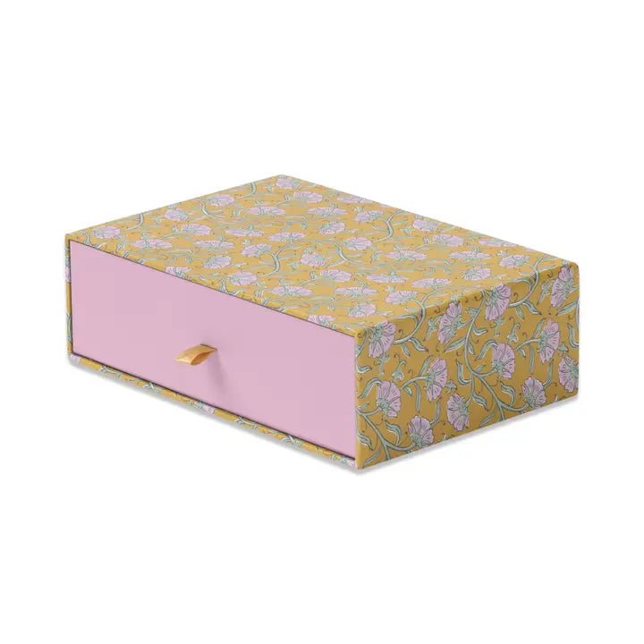 Boxed Vintage Floral Notecard Set - 16 cards - Twirls + Twigs