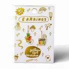 Gummy Bear Drop Earrings | Mismatched Gold Dangle Earrings - Twirls + Twigs