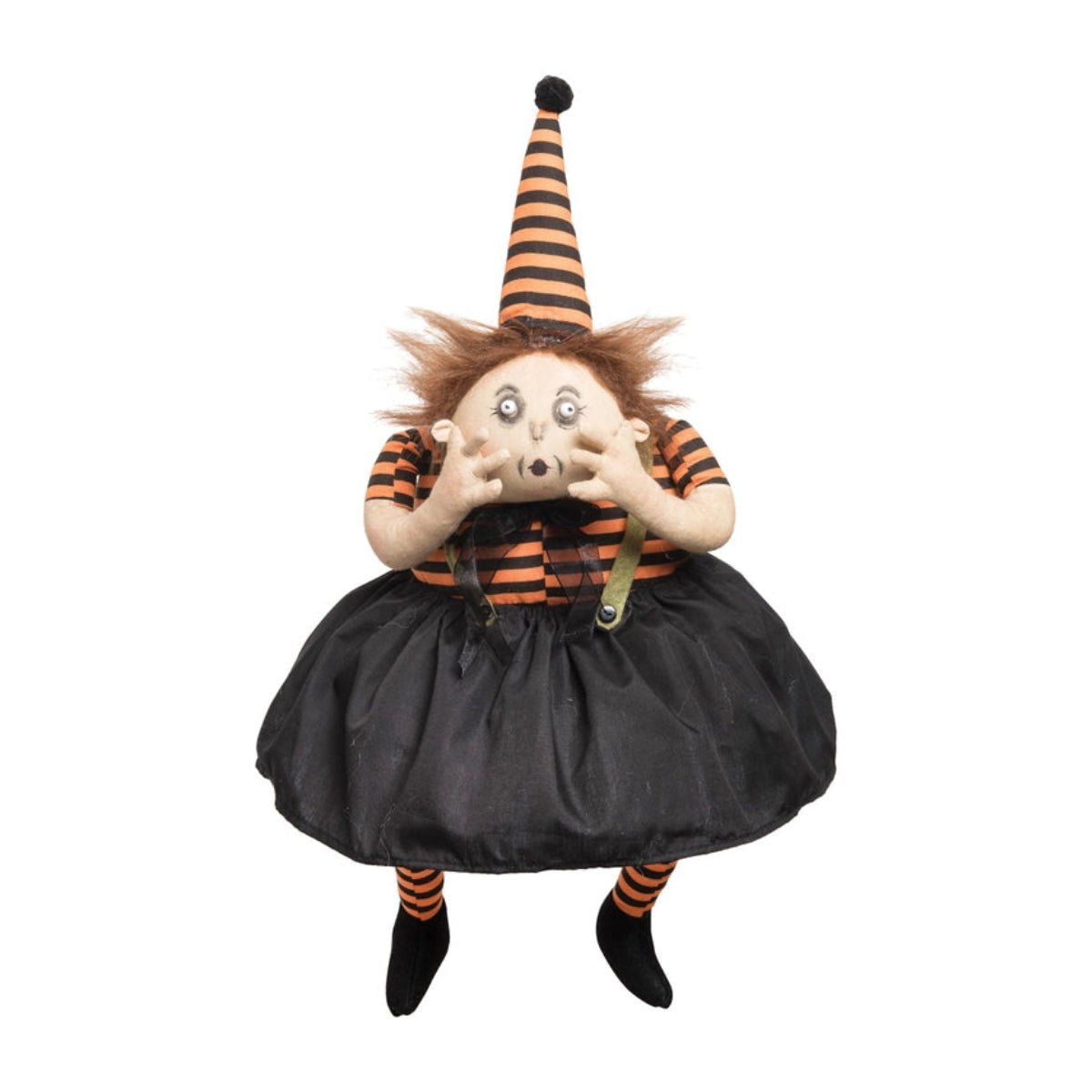 Queenie Spooky Girl Gathered Traditions Art Doll - Twirls + Twigs