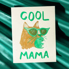 Cool Mama - Risograph Card - Twirls + Twigs