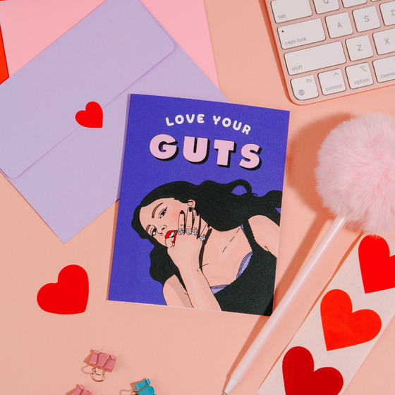 Love Ur Guts | Love Card