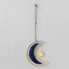Stained Glass Light Catcher - Moon Star - Twirls + Twigs