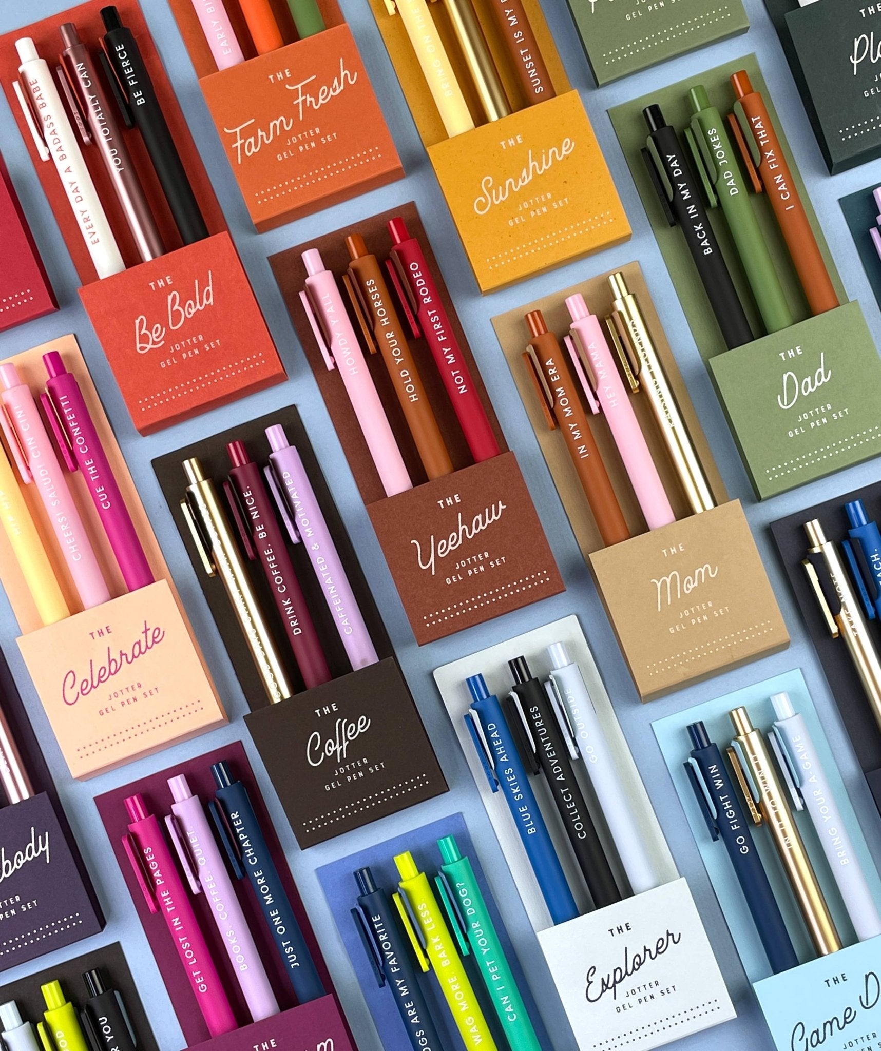 Dad Jotter Gel Pen: Set of 3 - Twirls + Twigs
