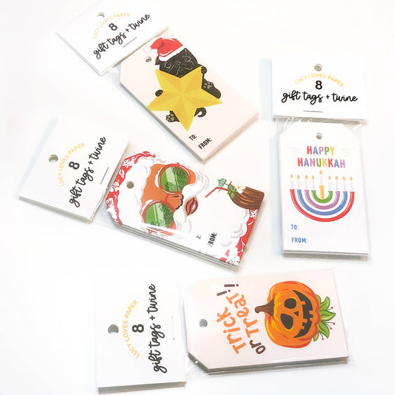 Funny Halloween Ghost - Boo Gift Tags