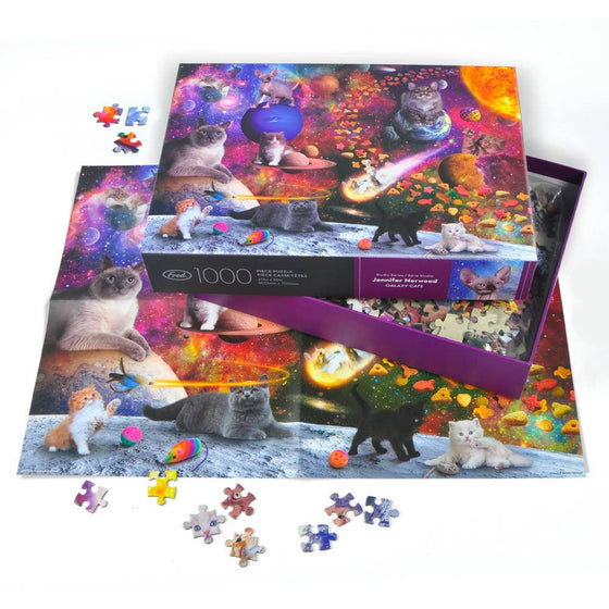 Norwood Galaxy Cats Puzzle 1000 Pc -