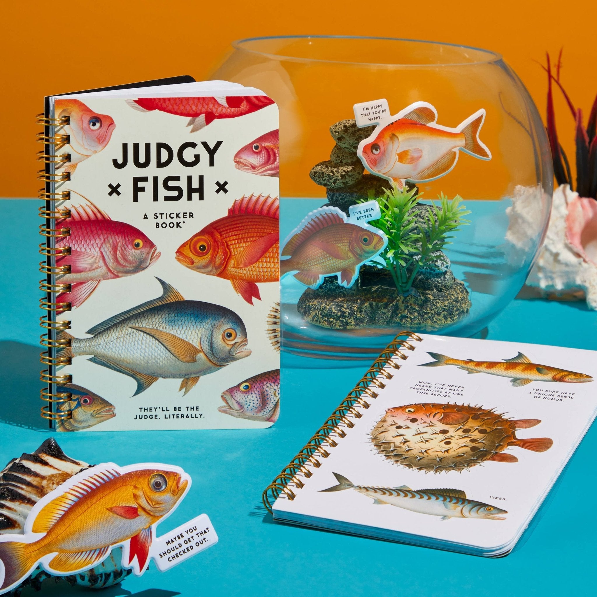 Brass Monkey Judgy Fish Sticker Book - Twirls + Twigs