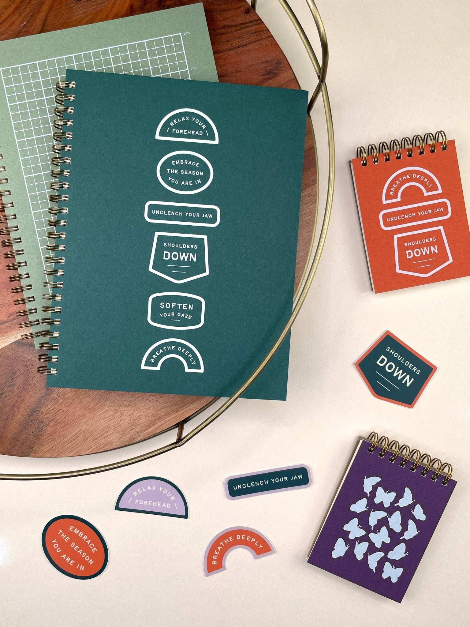 Self-Care Jotter Gel Pen: Set of 3 - Twirls + Twigs