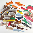 Whimsical Animal Acetate Combs，Vegetable Portable Hair Tools: Puppy - Twirls + Twigs