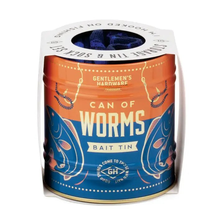 Socks in A Can - Fishing - Twirls + Twigs