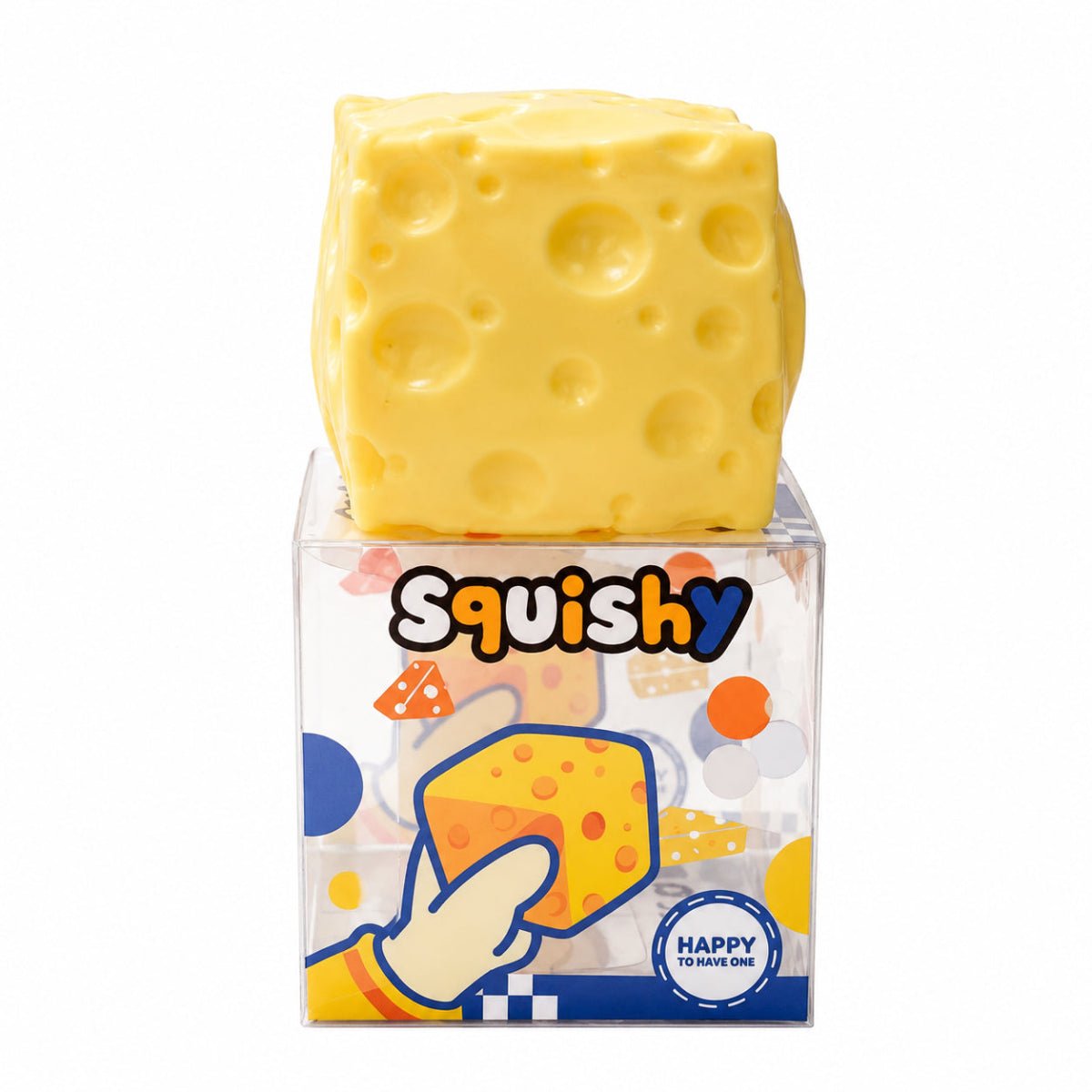 Vaseline Cheese Cube Squishy Toy – Coconut Oil Filled - Twirls + Twigs