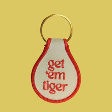  Get 'Em Tiger Embroidered Key Tag