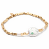 Pearl Affirmation Bracelet - Courage/Gold