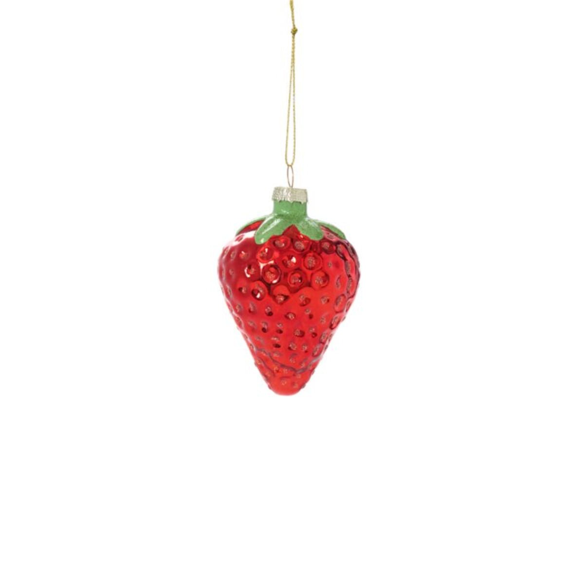 Juicy Strawberry Ornament - Twirls + Twigs