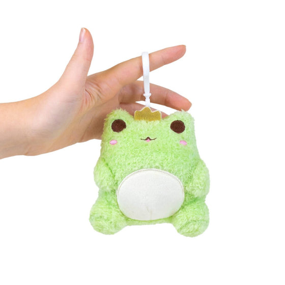 Mini Wawa the Prince Clip (Cute Kawaii Frog Keychain Plush)