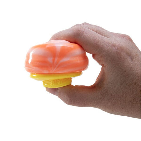 NeeDoh Nice Cream Ice Cream Cone Squishy Fidget Toy Orange main image 0