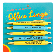  The (Very Passive Aggressive) Office Lingo Pen Set (funny)