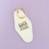 Pet More Dogs Give Less Fucks Gold Printed Keychain