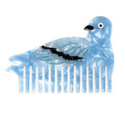 Wide-Tooth Mini Hair Comb - Pigeon - Blue - Twirls + Twigs