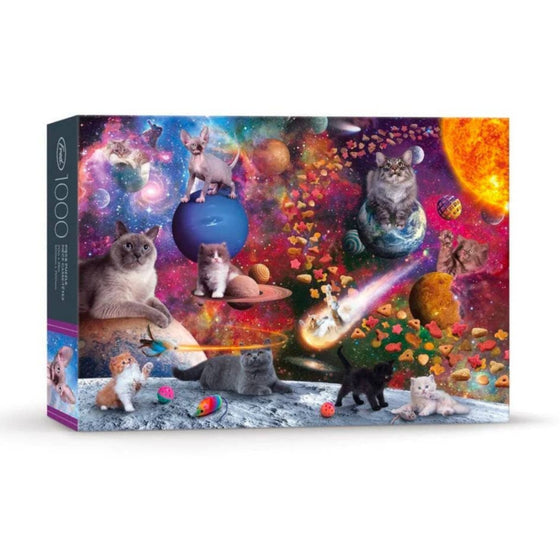 Norwood Galaxy Cats Puzzle 1000 Pc -