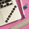 Typewriter Keys Die Cut Sticker