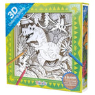 3D Coloring Slides - Dinosaur - Twirls + Twigs