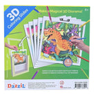 3D Coloring Slides - Dinosaur - Twirls + Twigs