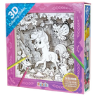3D Coloring Slides - Unicorn - Twirls + Twigs