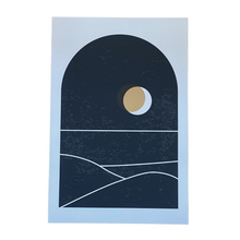  Full Moon Arch Art Print
