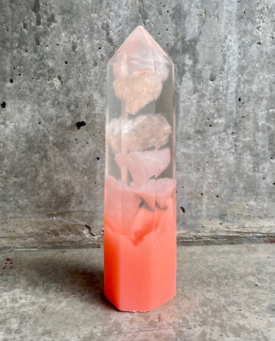 Crystal Tower Rose Quartz