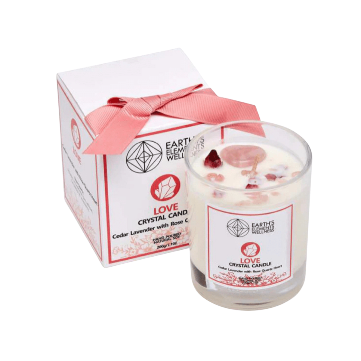 Love Crystal Candle - Twirls + Twigs
