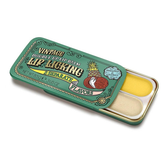 Pineapple and Coconut Double Up Lip Licking Flavored Lip Balm