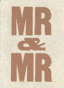  Mr. & Mr. Card