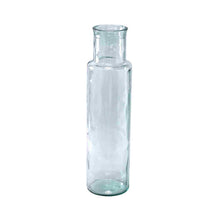  100% Recycled Glass Vase tall- clear glass