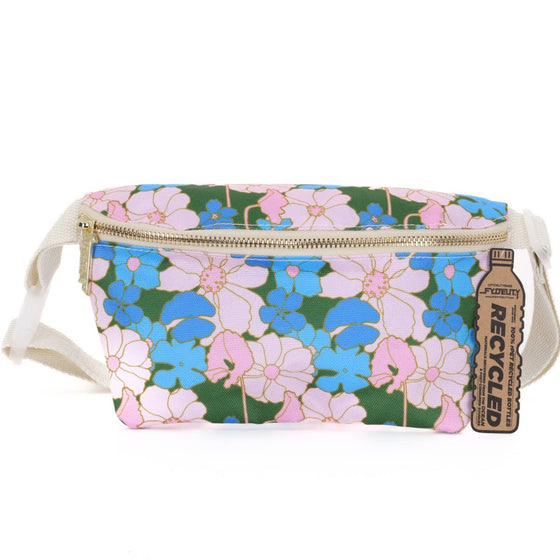 Fanny Pack |Ultra-Slim| Recycled RPET | Floral Pink B