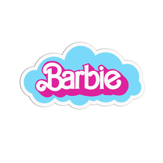 Girls Printing House - Barbie Vinyl Textured Sticker